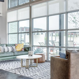 Enjoy our resident-only features a clubhouse room with a large window